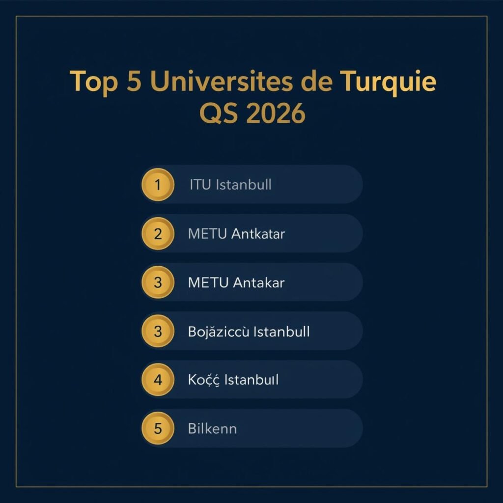 classement université Turquie