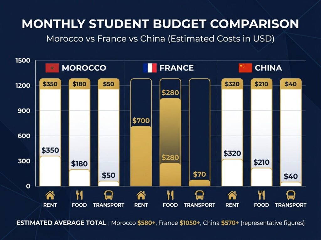 étudier en Chine avantages infographie