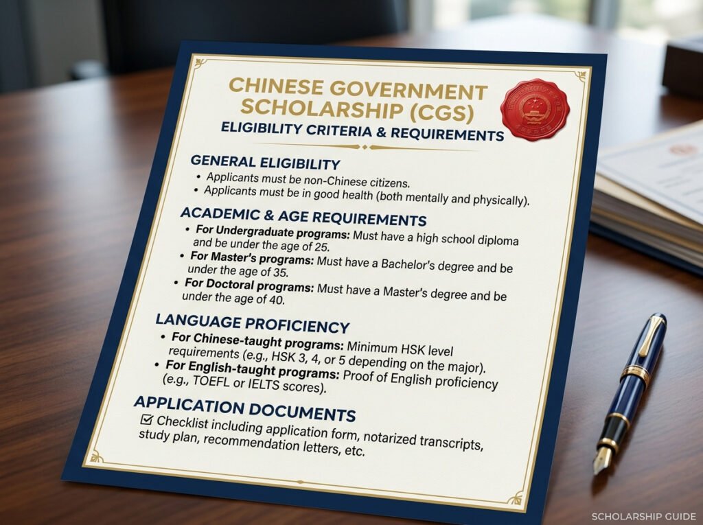 cgs criteria china éligibilité conditions 2026