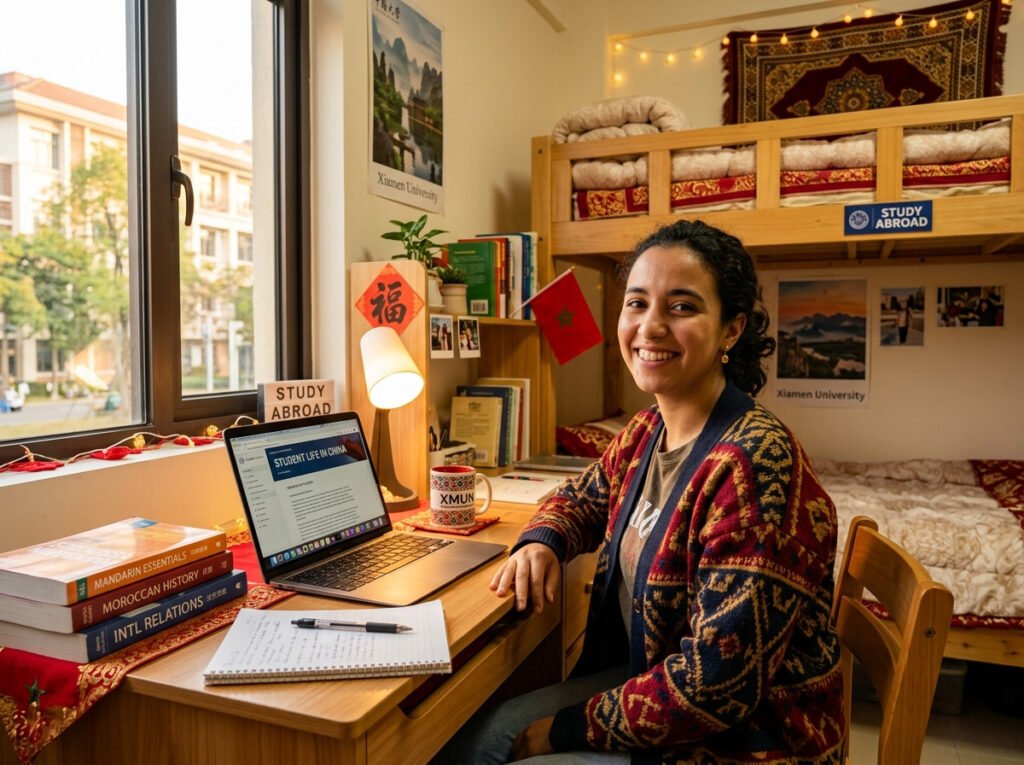 étudiant marocain en Chine vie campus