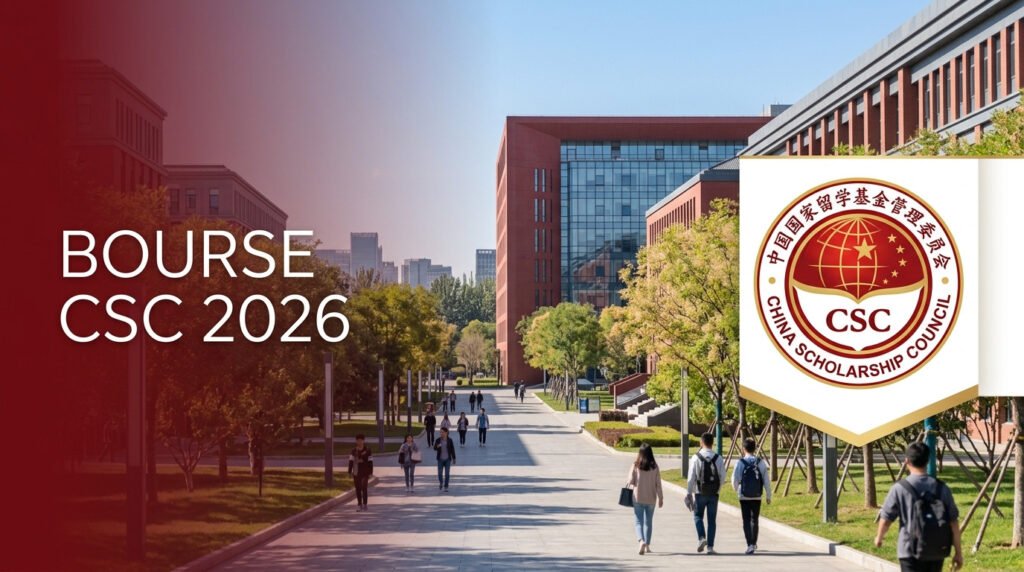 bourse d'étude Chine CSC 2026