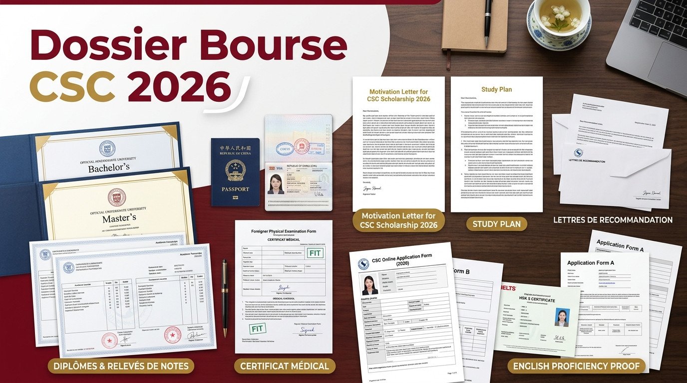 dossier bourse CSC 2026 éléments indispensables