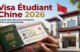 visa étudiant Chine 2026 Maroc