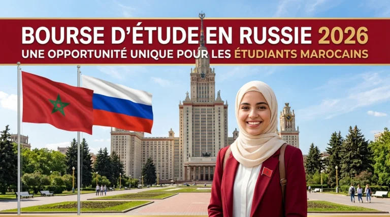 bourse d'étude en Russie 2026 étudiants marocains