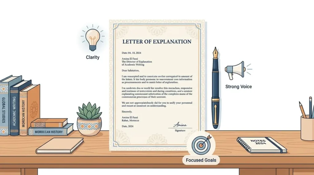 La lettre d'explication  votre atout maître pour le permis d'études
