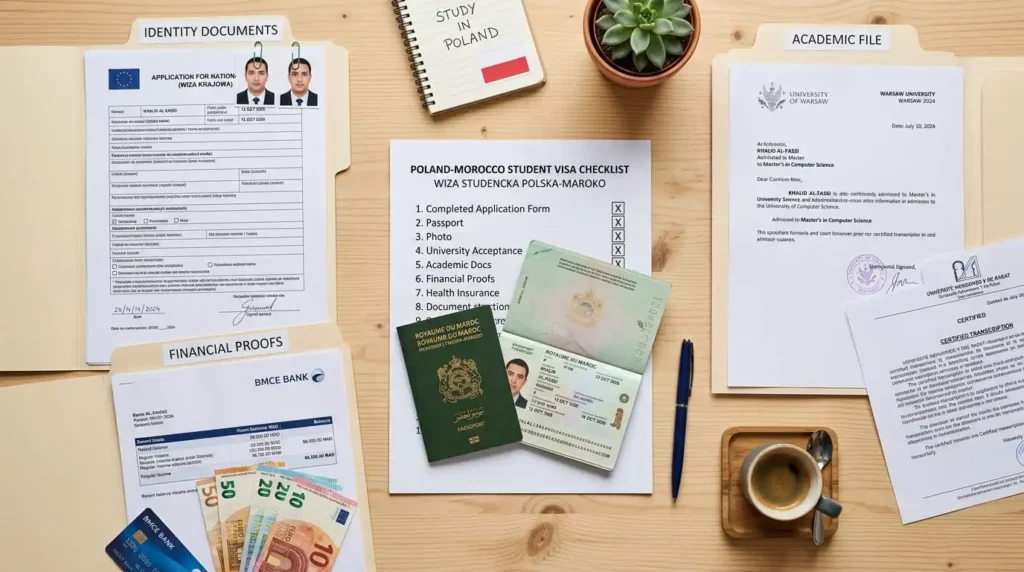Liste des documents pour visa Pologne étudiant