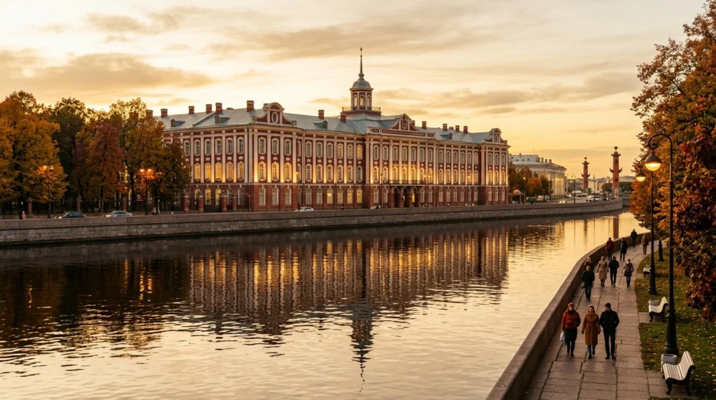 saint petersburg state university bâtiment historique Neva