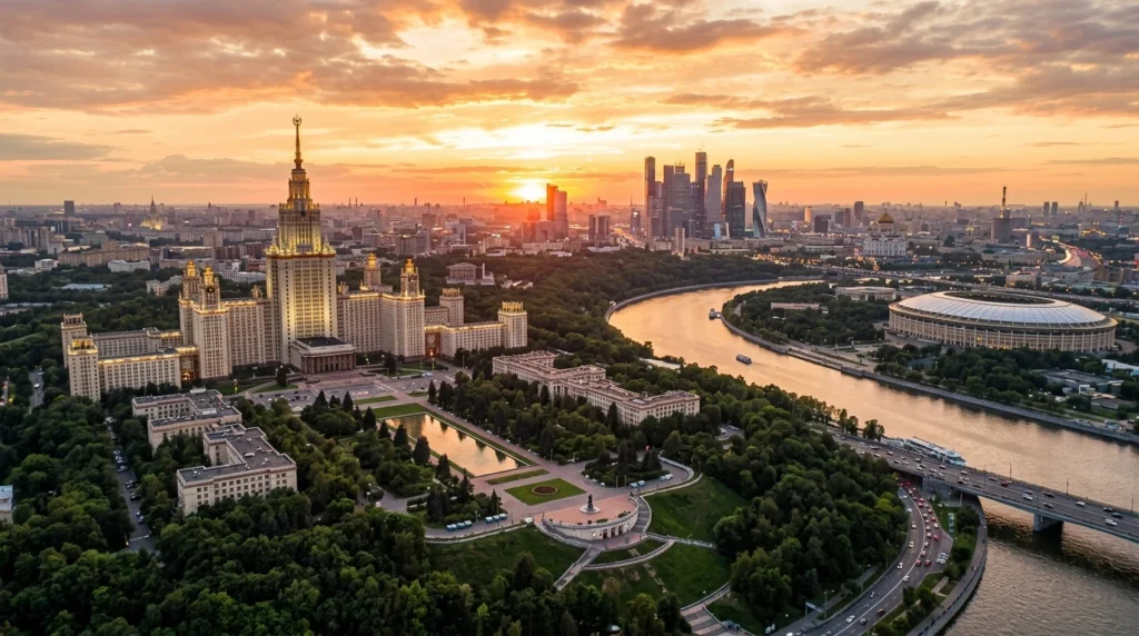 université d'état de Moscou campus colline Moineaux