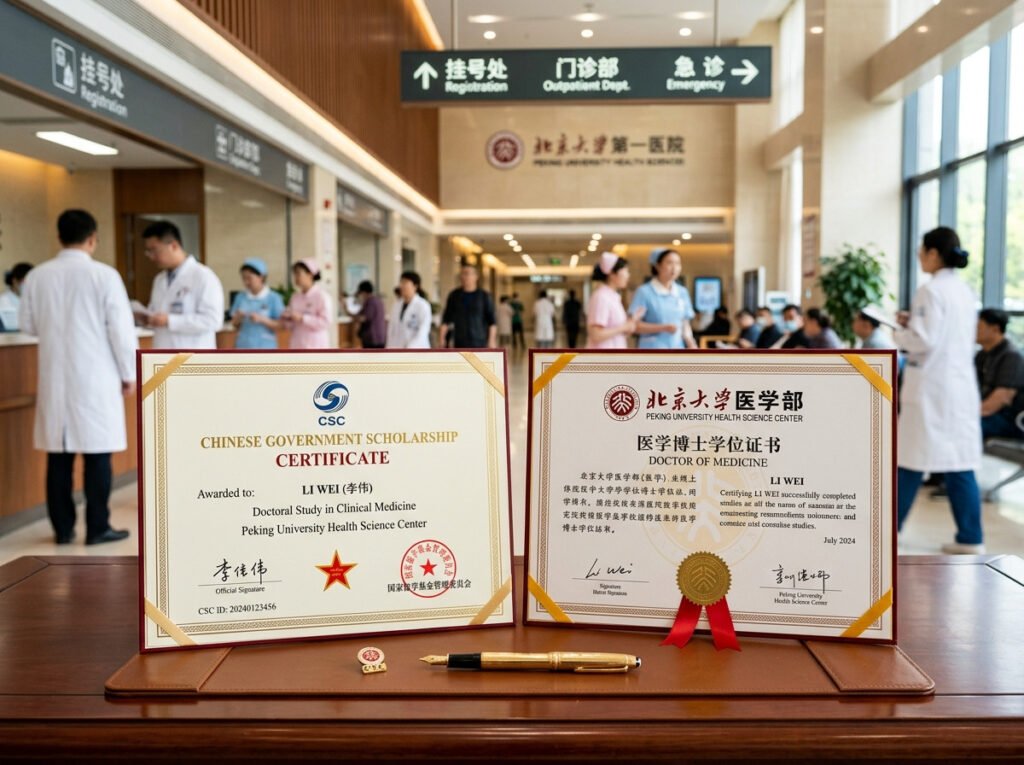 bourse médecine Chine CSC 2026