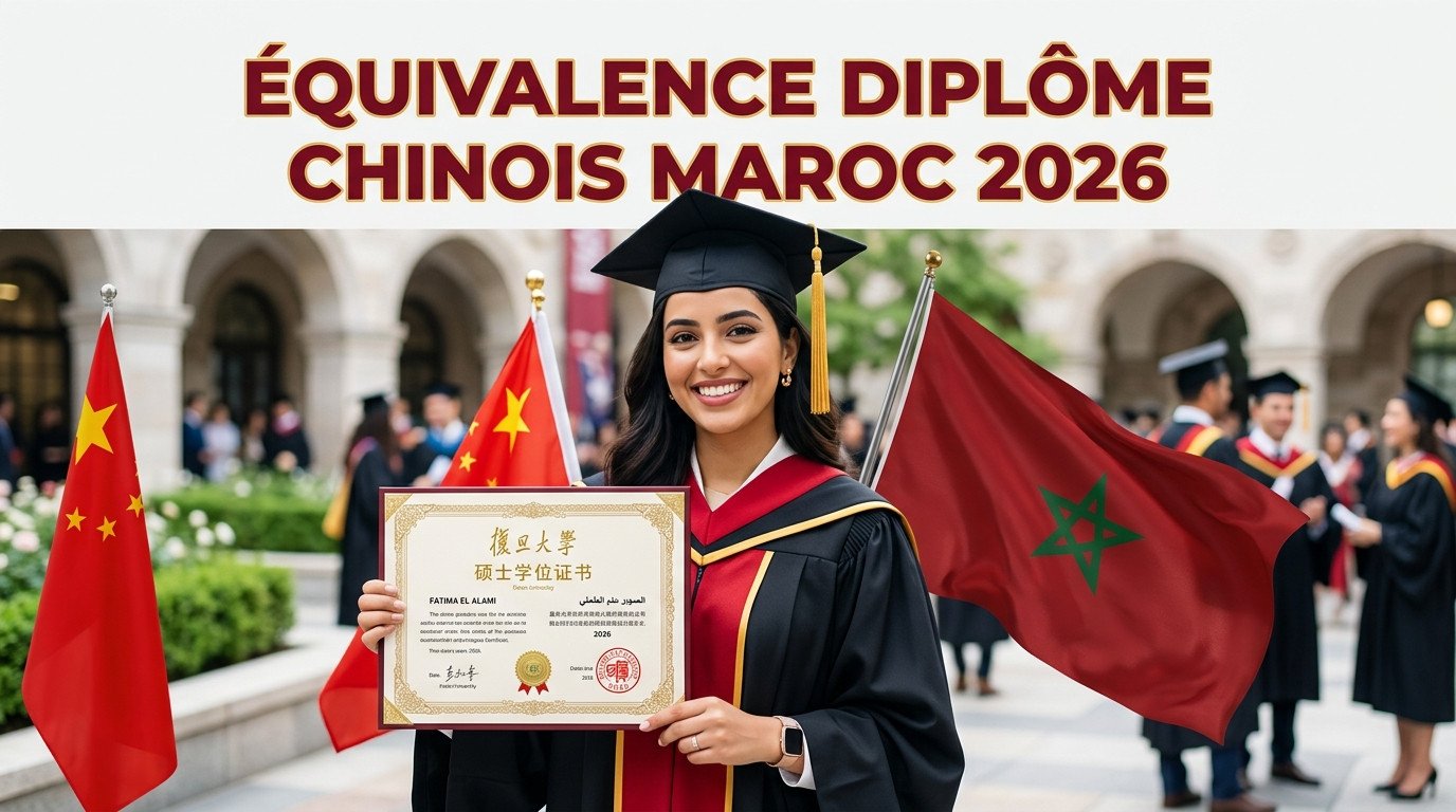 équivalence diplôme chinois Maroc 2026