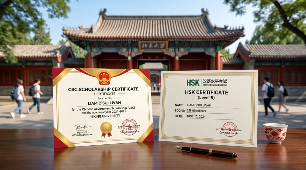 hsk scholarship china bourse CSC 2026