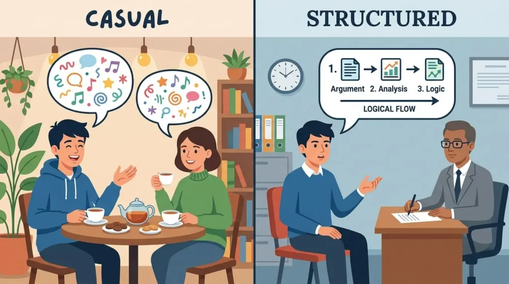 sous-estimer l'épreuve d'expression orale