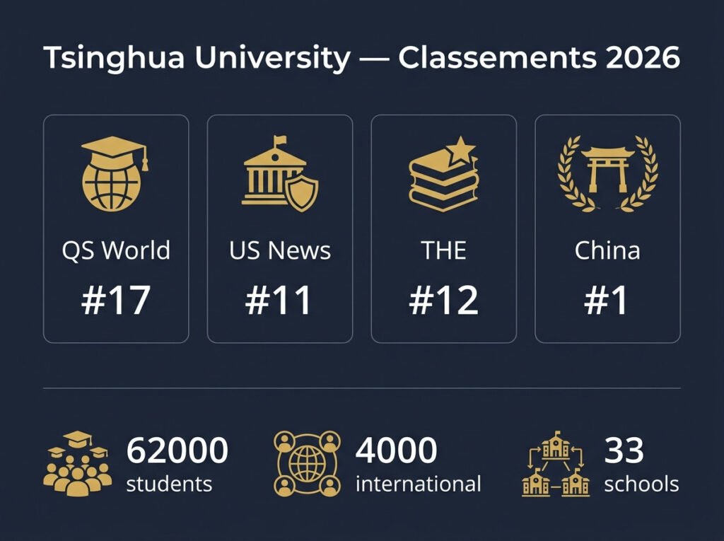 tsinghua university ranking classement mondial 2026