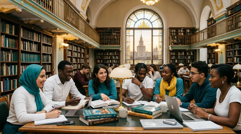 université de Moscou étudiants marocains campus