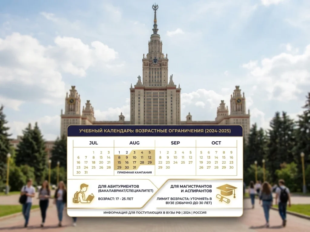  l'âge limite pour étudier en Russie