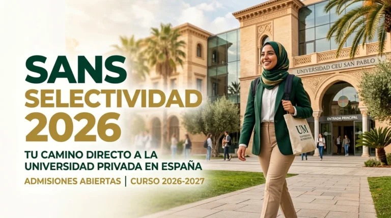 etudier en espagne sans selectividad marocains 2026