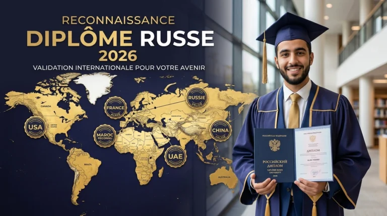 reconnaissance diplome russe Maroc Europe 2026