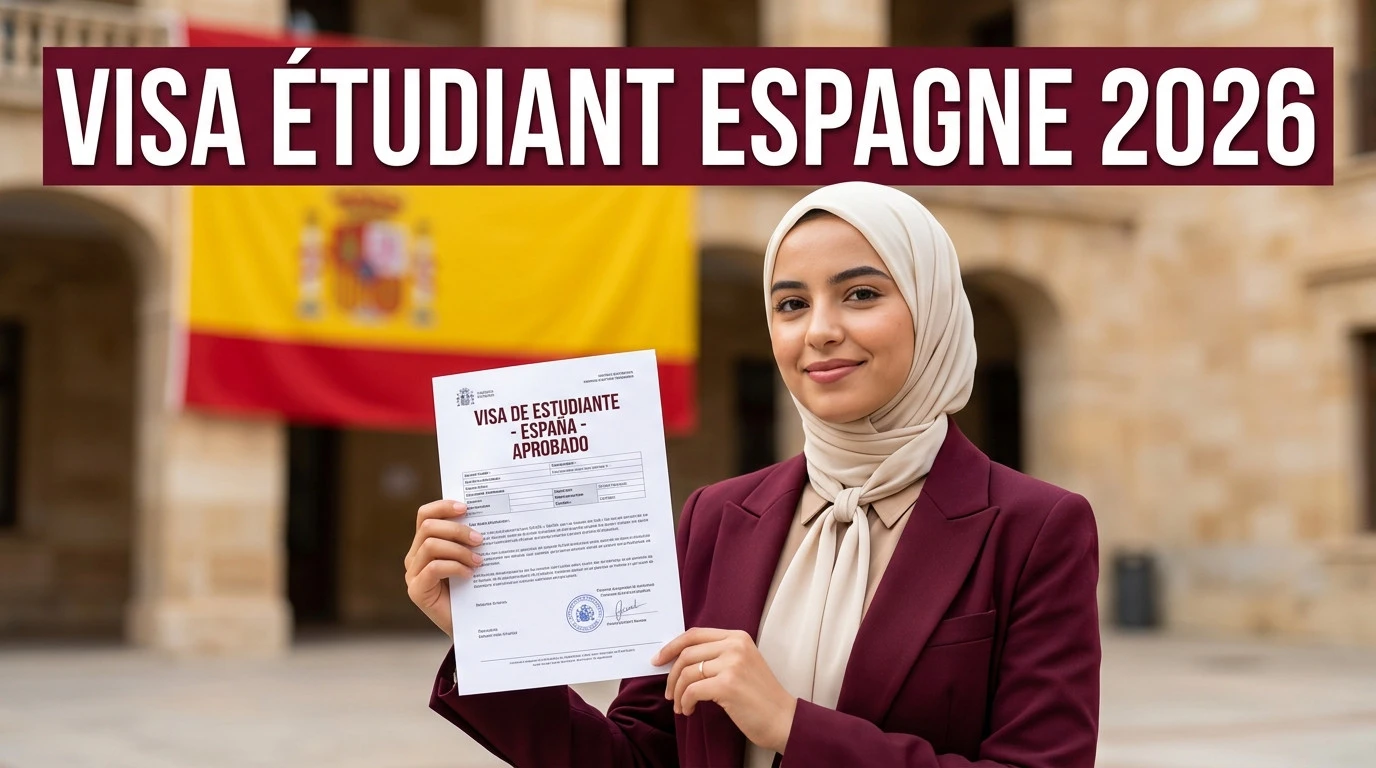 visa etudiant en espagne marocains procédure guide 2026