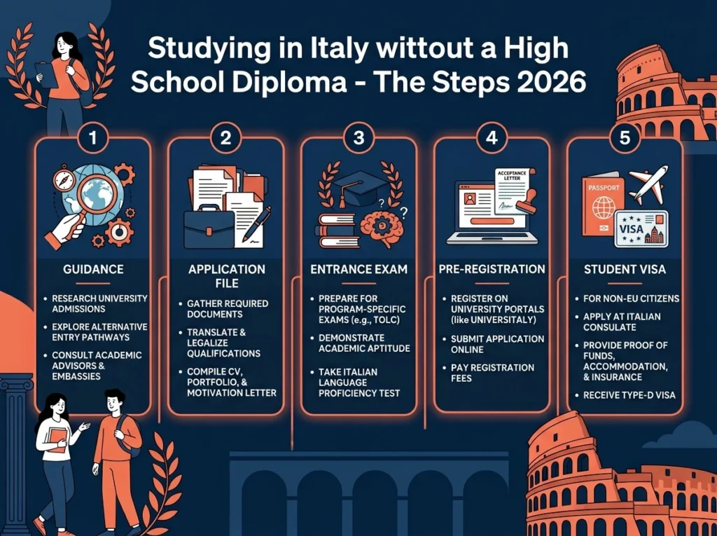 Étudier en Italie sans bac : quelles sont les alternatives ?