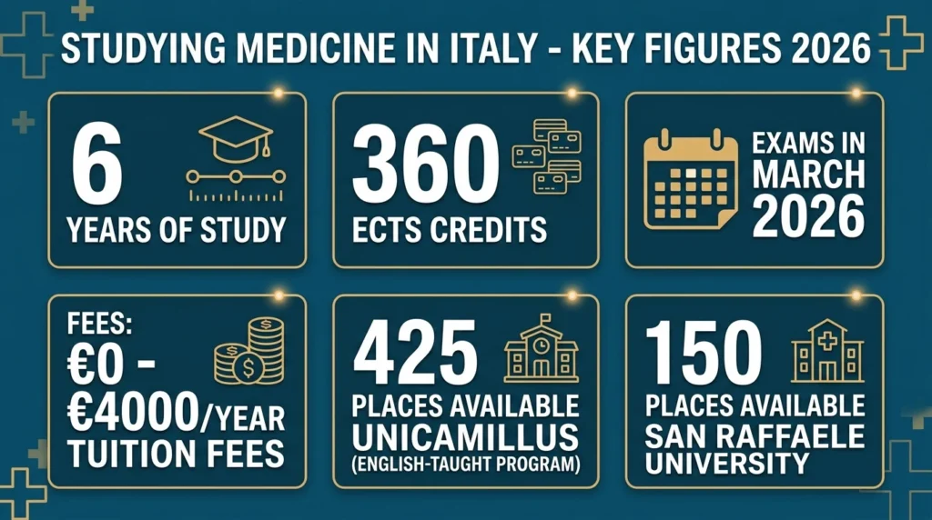 conditions d'admission en médecine en Italie