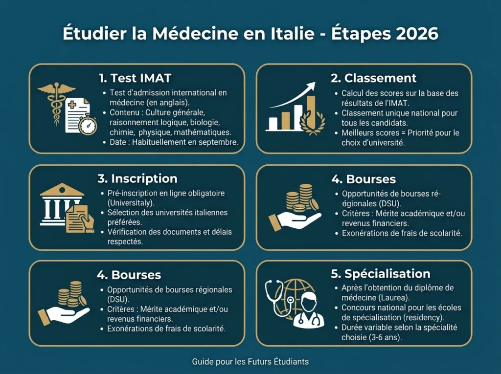  tests d'entrée en médecine