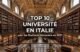 Top 10 Université en italie pour les étudiants marocains en 2027 meilleures universités italiennes