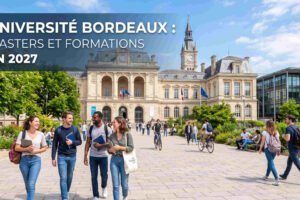 Université Bordeaux : étudiants sur le campus pour découvrir les masters et formations en 2027