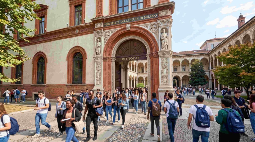 Vie étudiante à Université de Milan